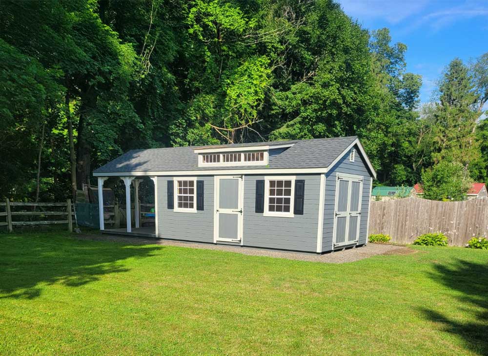 Vinyl and Wooden Sheds