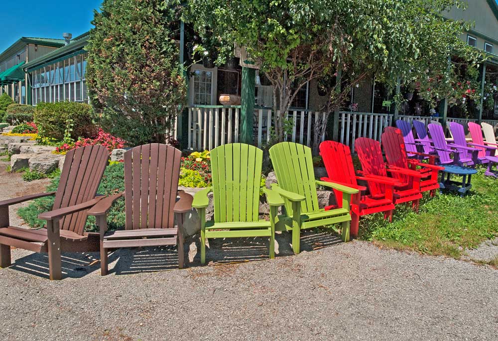 Colored Poly Chairs